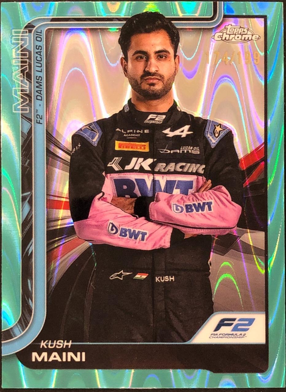 Kush Maini [Aqua Raywave Refractor] #32