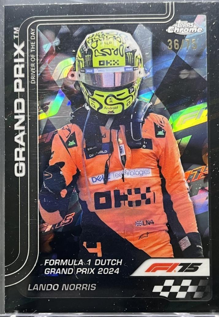 Lando Norris [75th Anniversary Refractor] #136