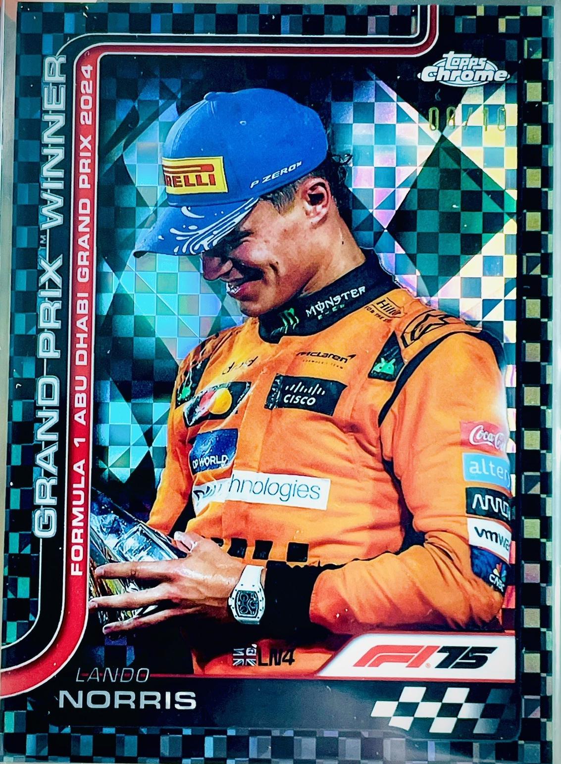 Lando Norris [Black Refractor] #116