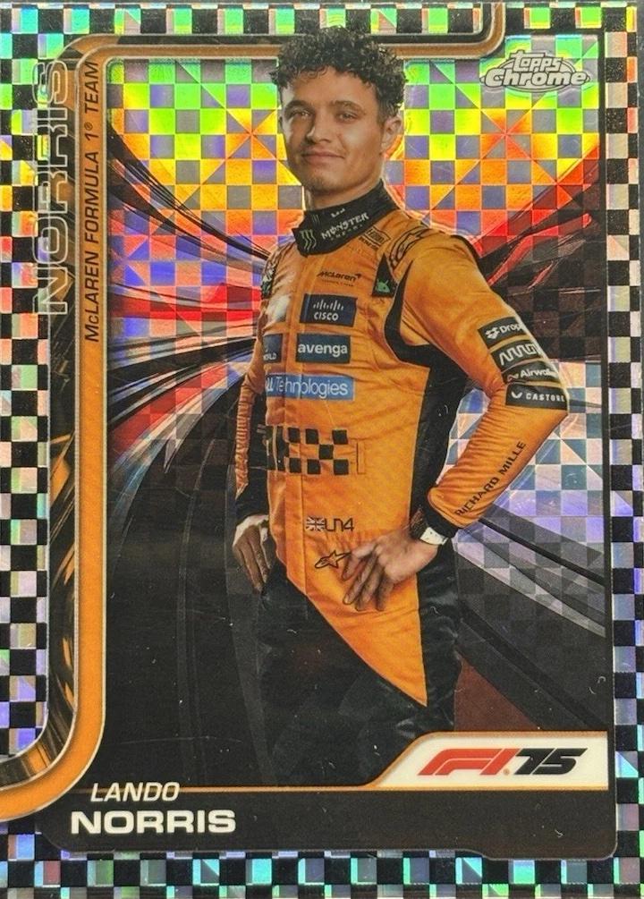 Lando Norris [Checker Flag Refractor] #5