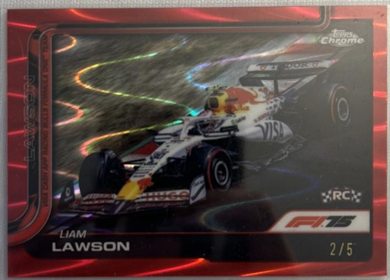 Liam Lawson [Red RayWave Refractor] #83