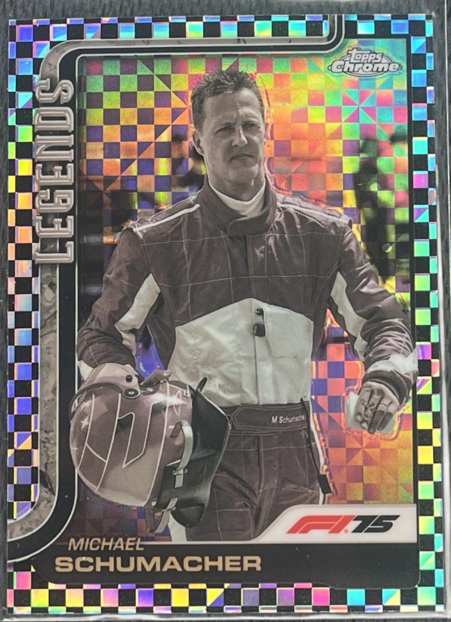 Michael Schumacher [Checker Flag Refractor] #158
