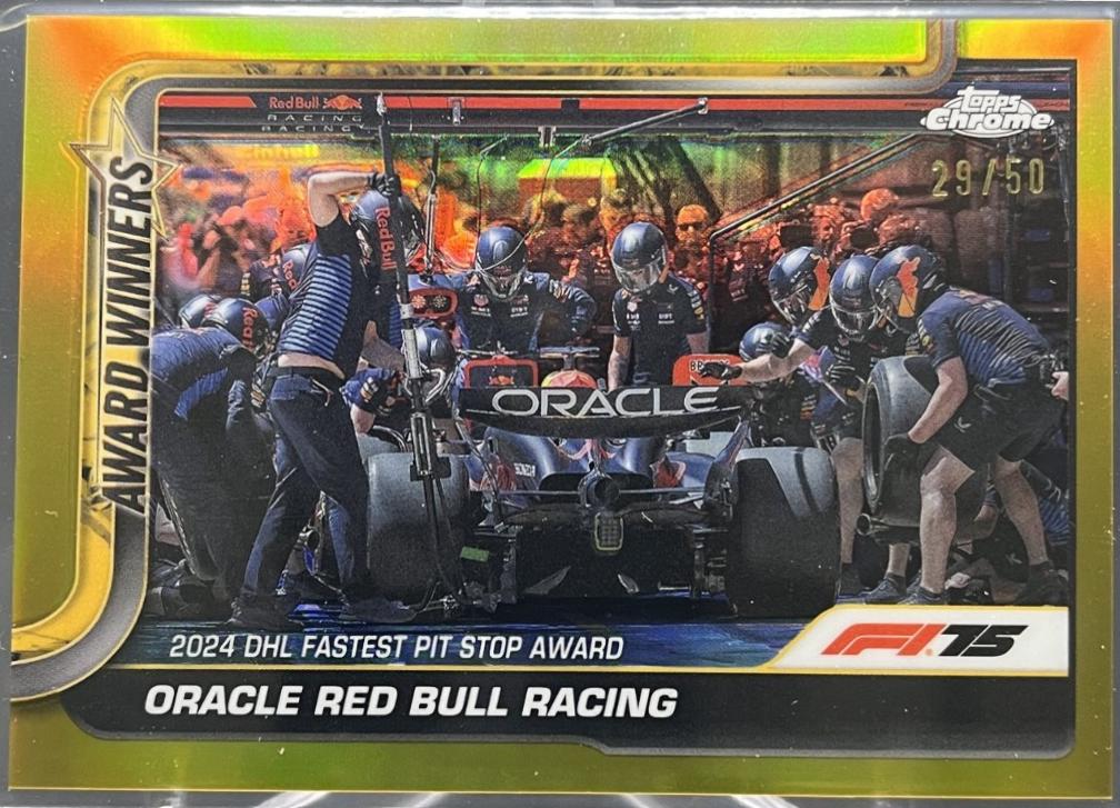 Oracle Red Bull Racing [Gold Refractor] #146