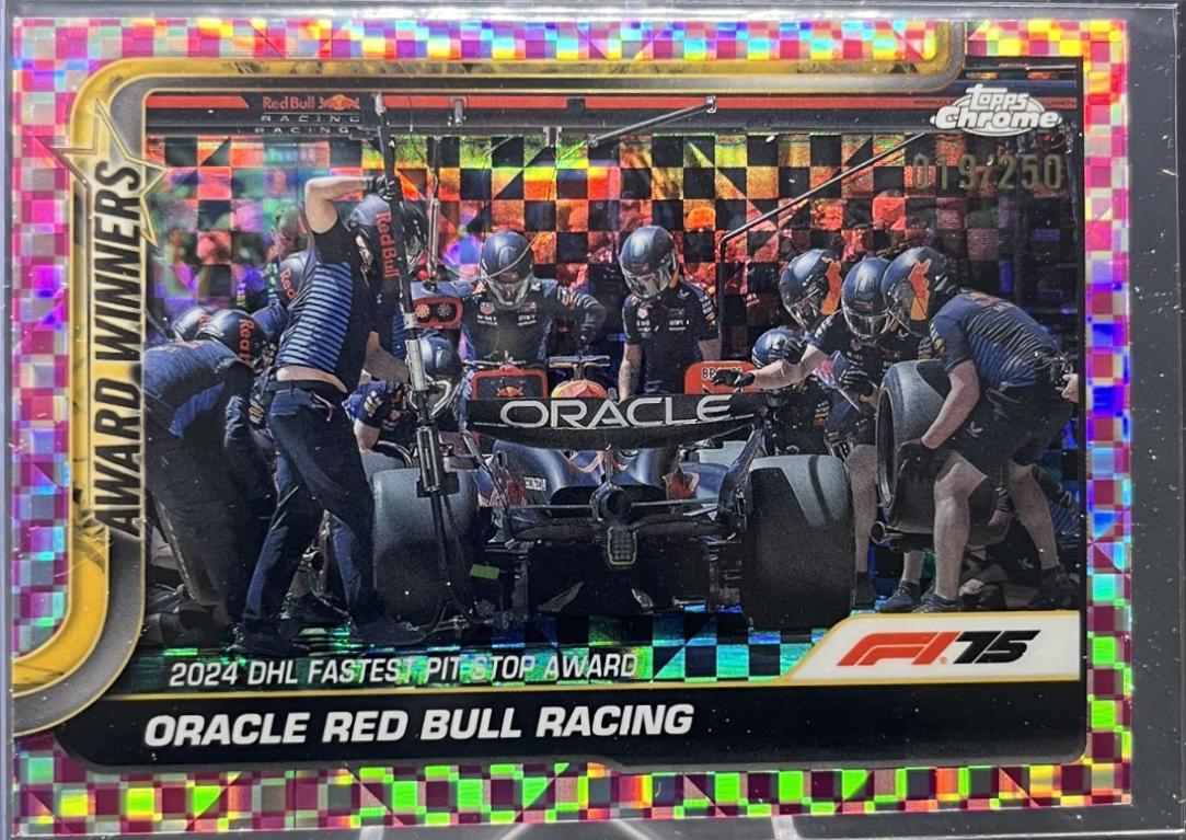 Oracle Red Bull Racing [Pink Checker Flag Refractor] #146