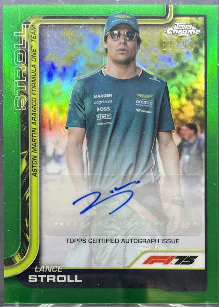 Lance Stroll [Green Refractor] #CAC-STR