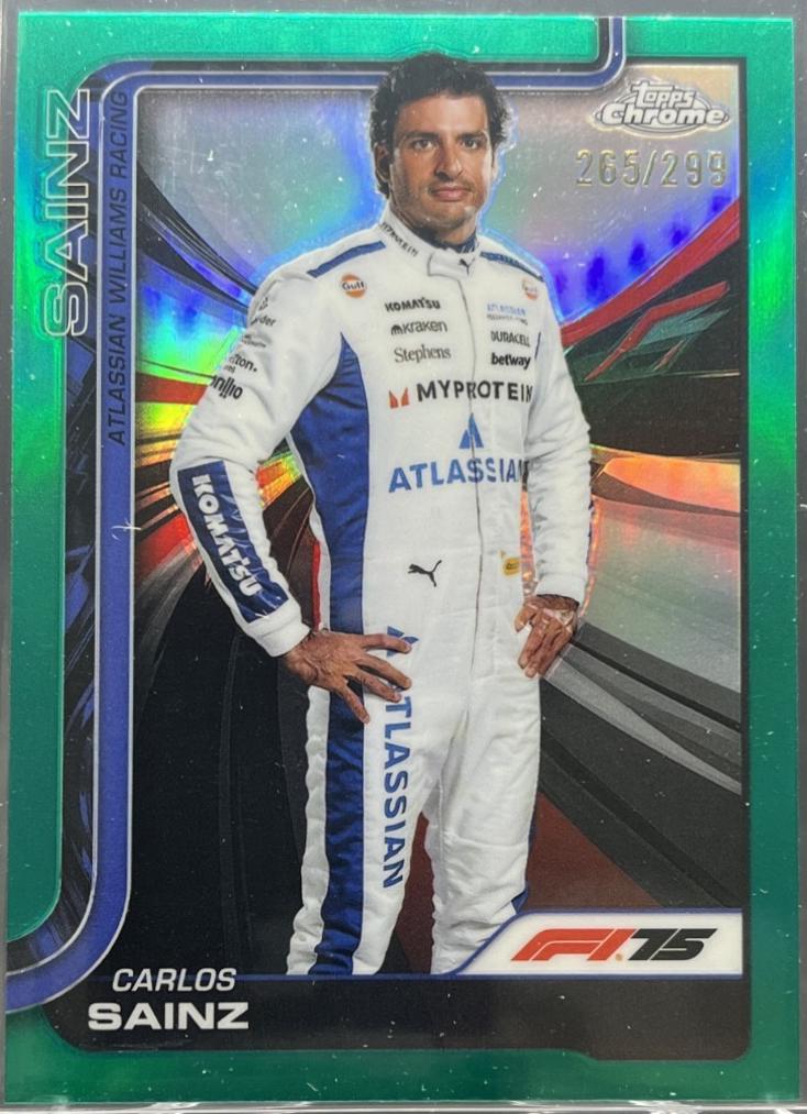 Carlos Sainz [Teal Refractor] #18