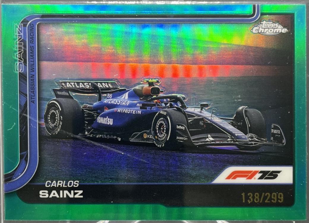 Carlos Sainz [Teal Refractor] #90