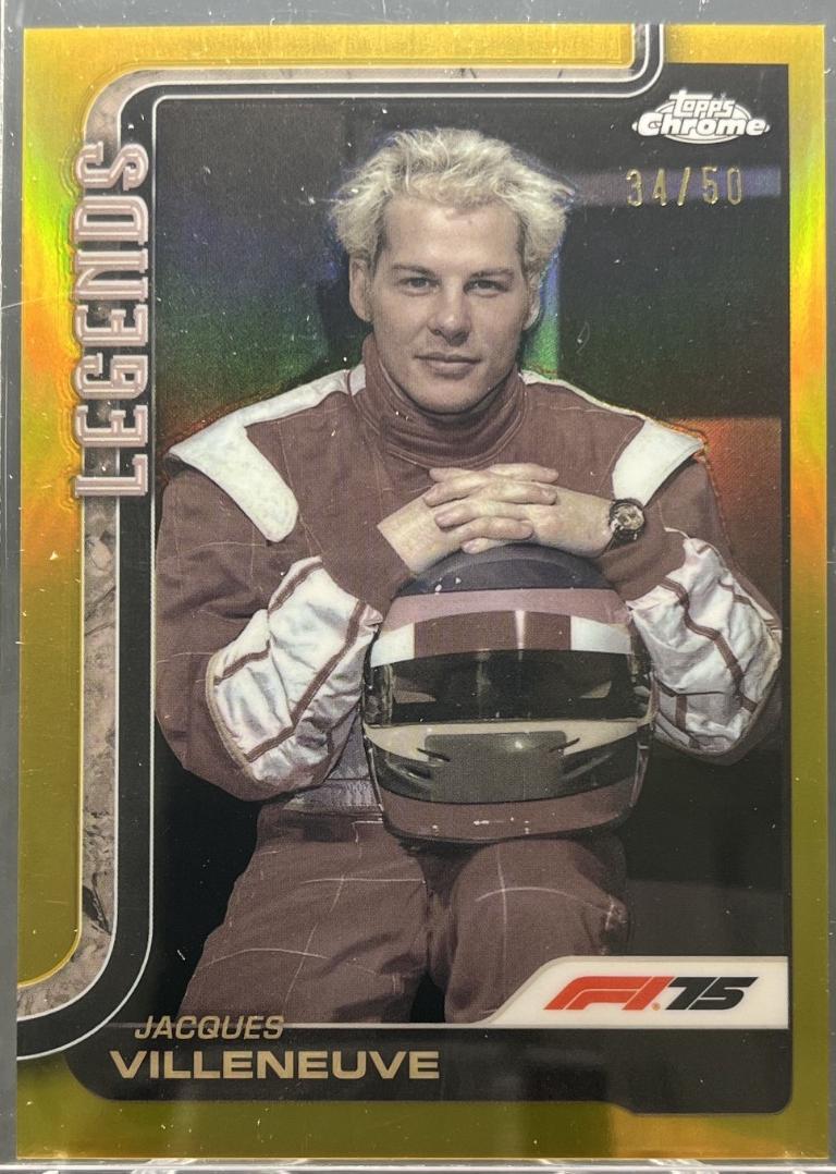 Jacques Villeneuve [Gold Refractor] #163
