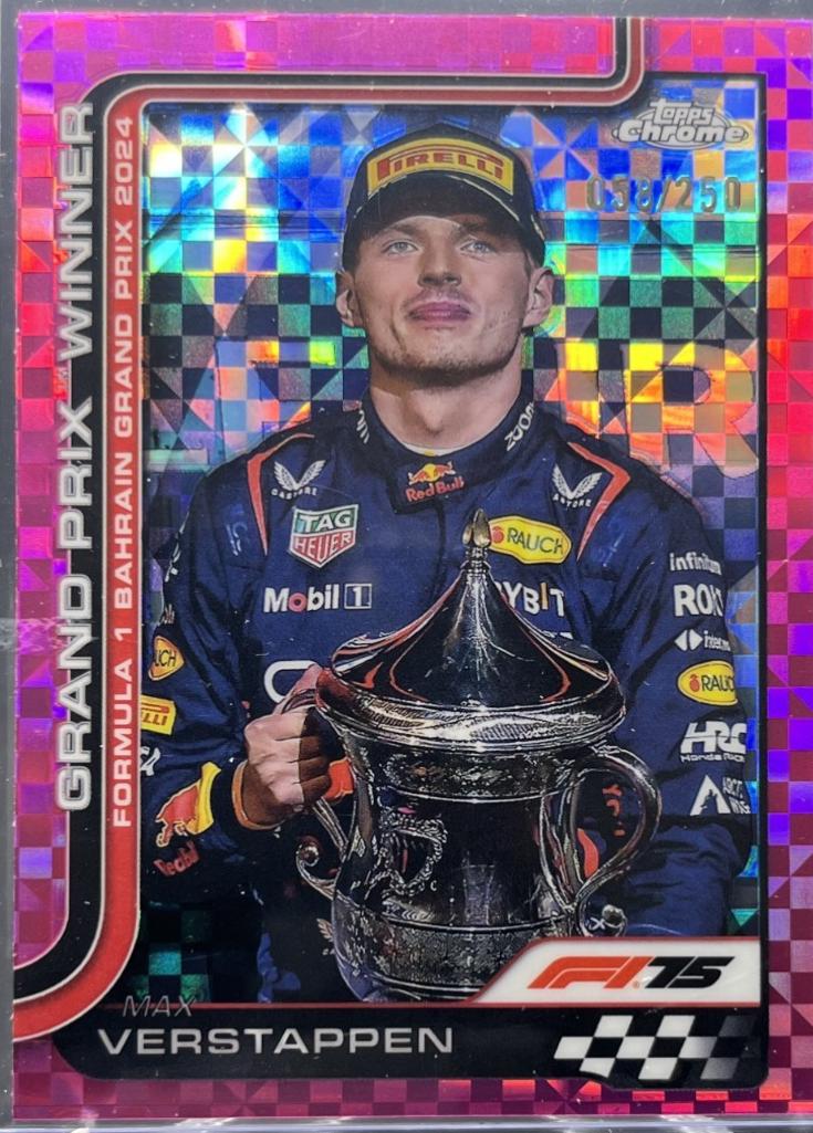 Max Verstappen [Pink Checker Flag Refractor] #93