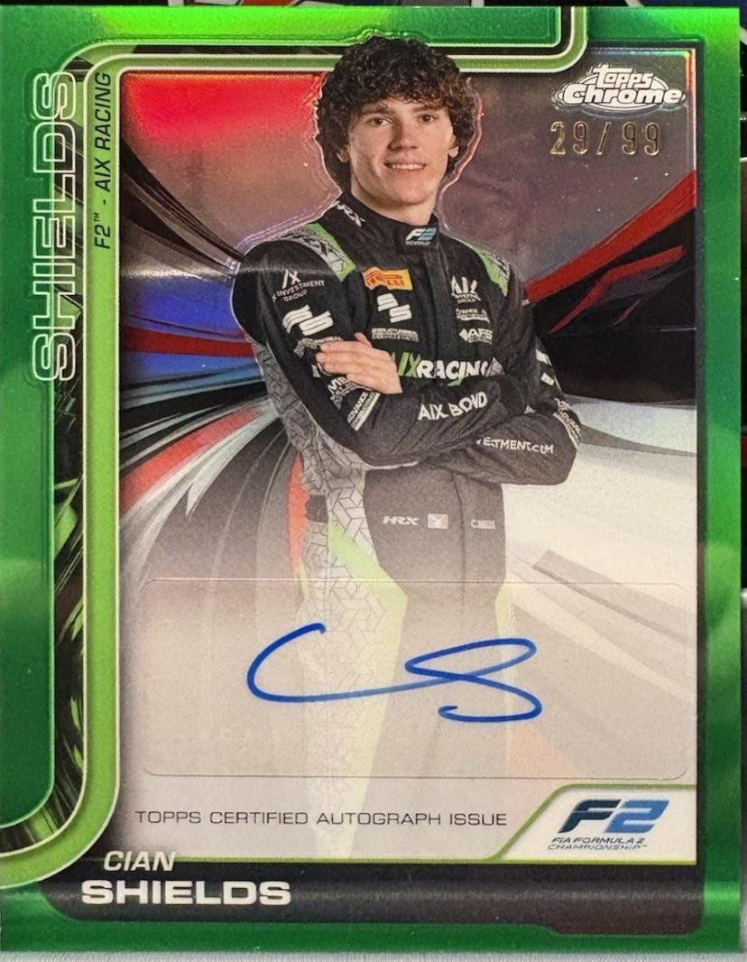 Cian Shields [Green Refractor] #CAC-SHI