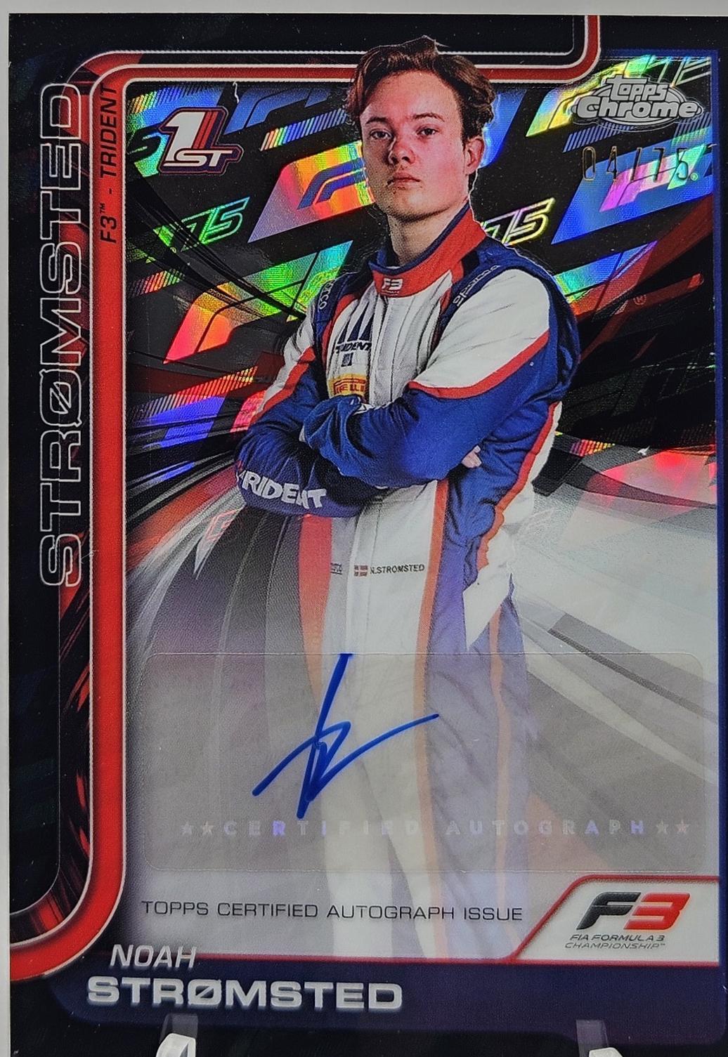Noah Stromsted [75th Anniversary Refractor] #CAC-STRO