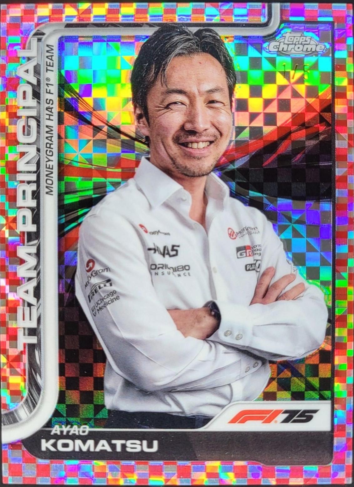 Ayao Komatsu [Red Checker Flag Refractor] #198