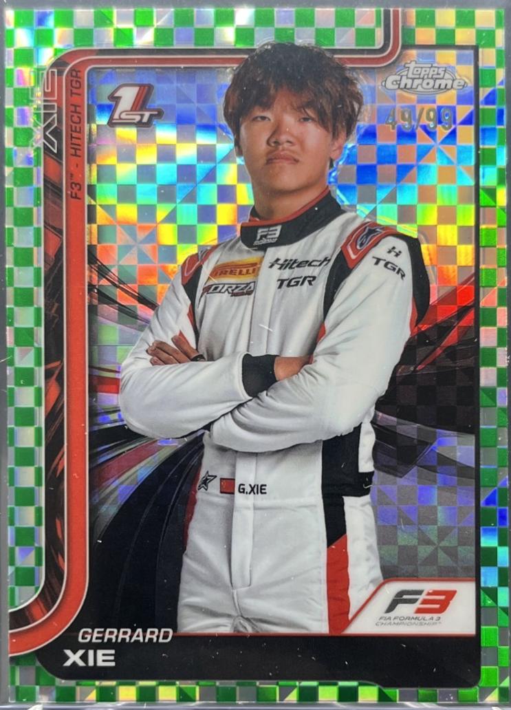 Gerrard Xie [Green Checker Flag Refractor] #56