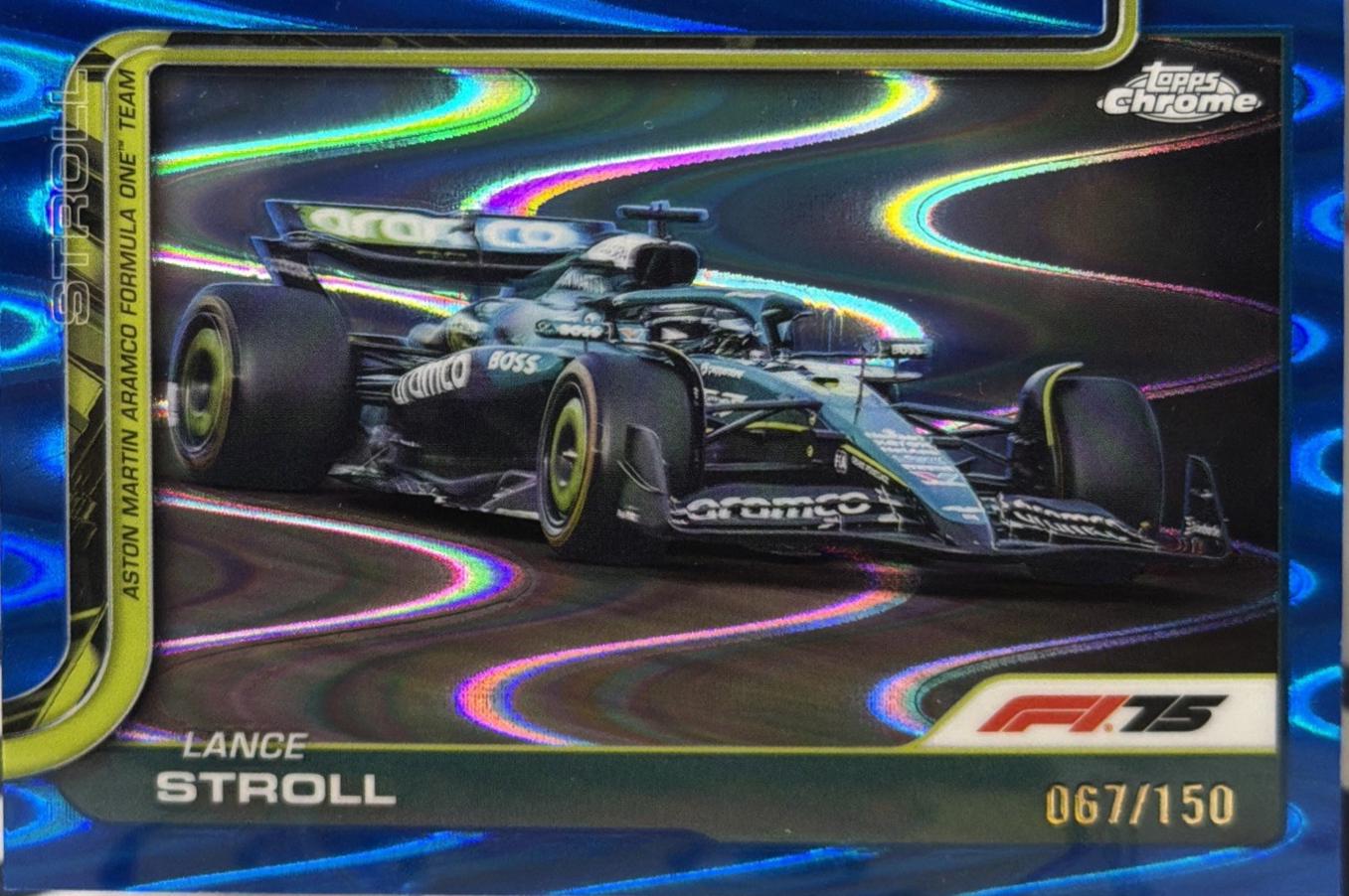Lance Stroll [Blue RayWave Refractor] #82