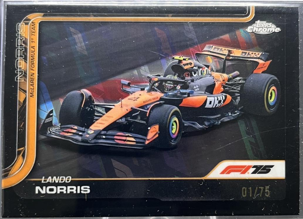Lando Norris [75th Anniversary Refractor] #77