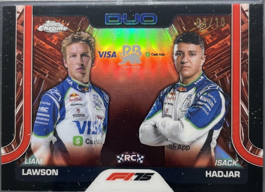 Liam Lawson / Isack Hadjar [Black Refractor] #169