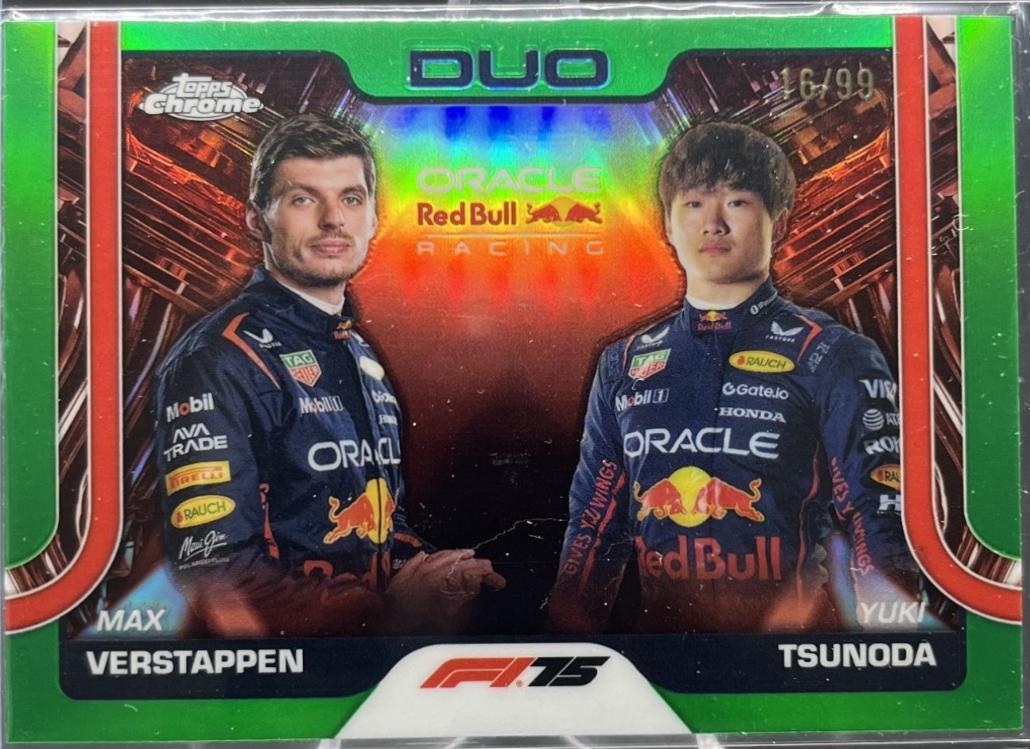 Max Verstappen / Yuki Tsunoda [Green Refractor] #164