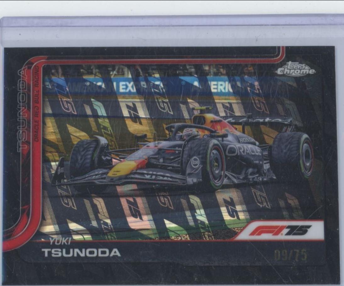 Yuki Tsunoda [75th Anniversary Refractor] #74