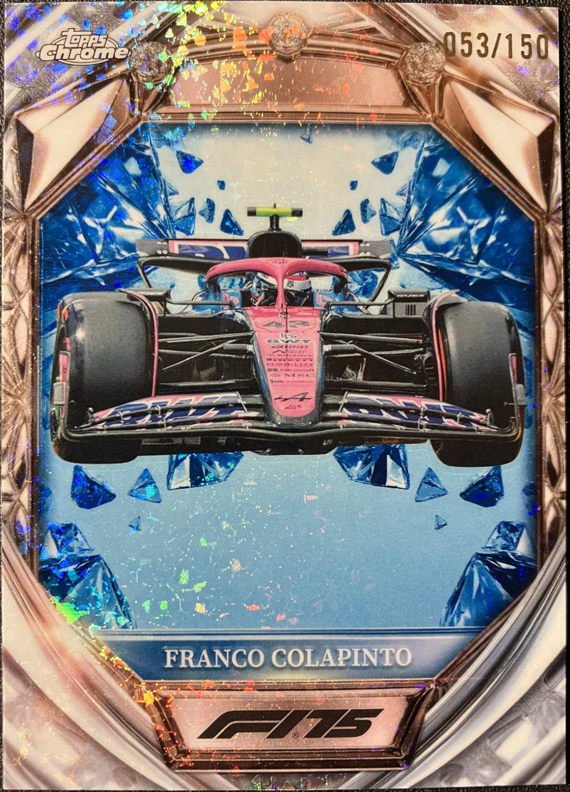Franco Colapinto [Blue Mini-Diamond Refractor] #D75-35