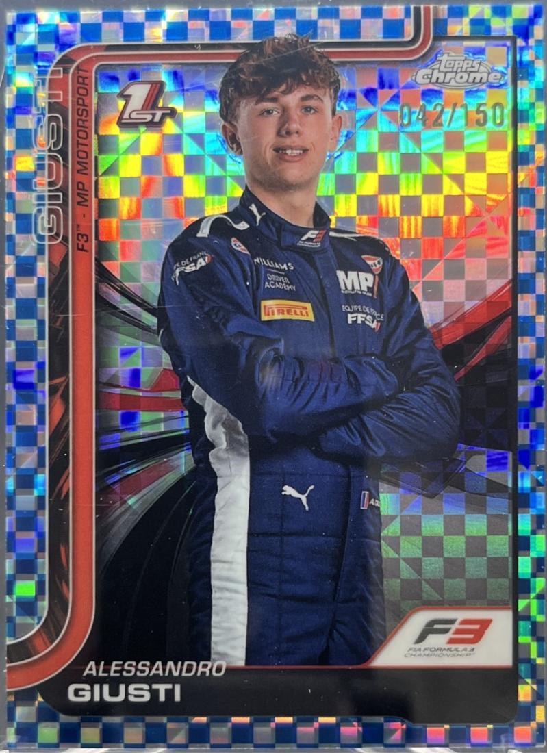 Alessandro Giusti [Blue Checker Flag Refractor] #51