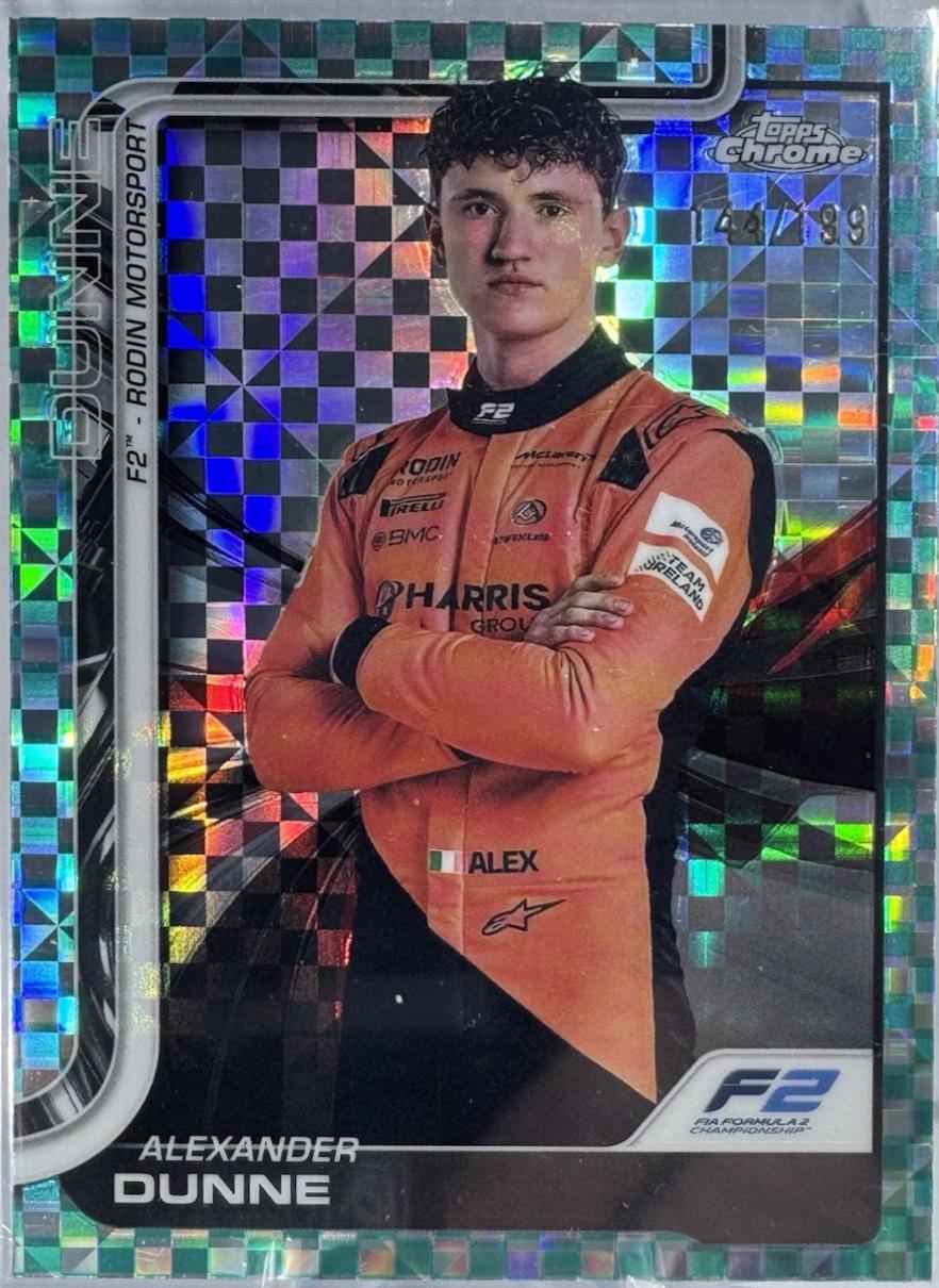 Alexander Dunne [Aqua Checker Flag Refractor] #35
