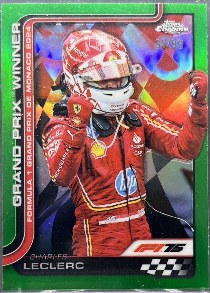 Charles Leclerc [Green Refractor] #100