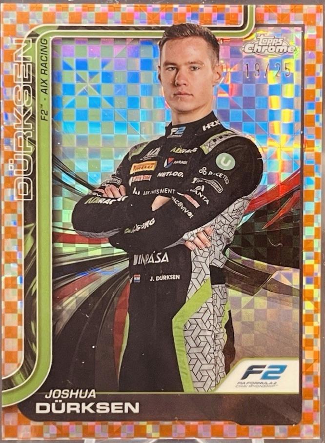 Joshua Durksen [Orange Checker Flag Refractor] #37
