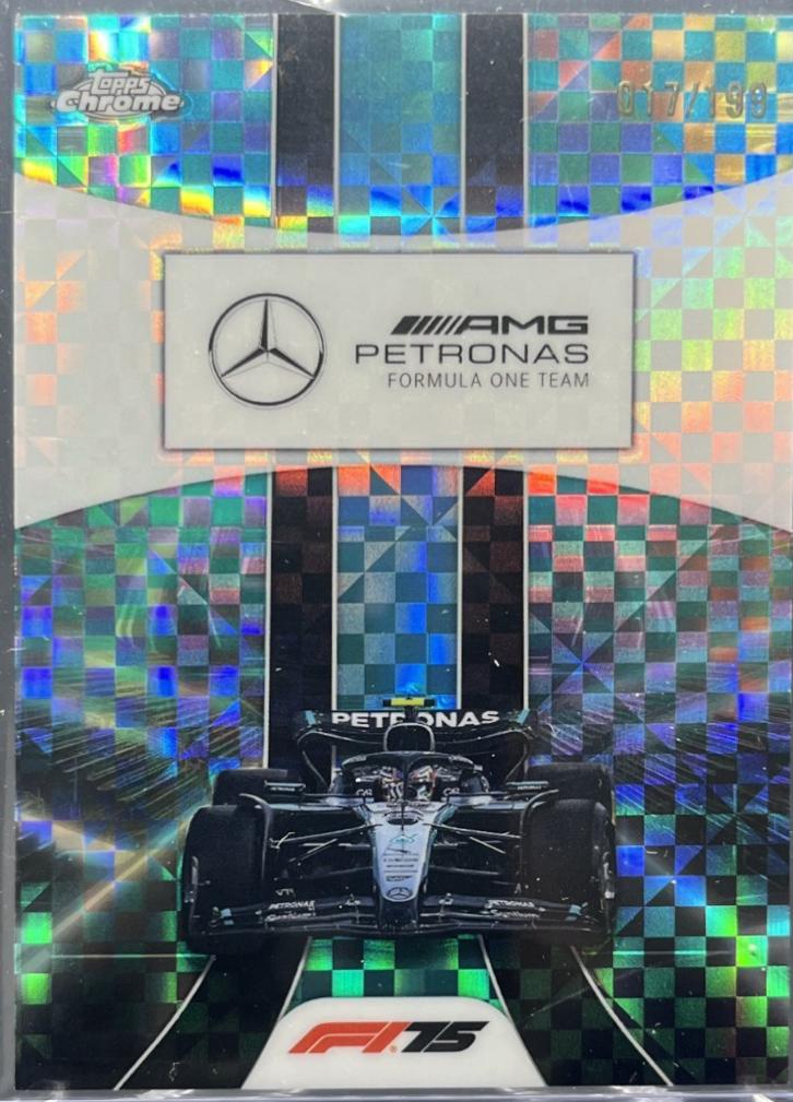 Mercedes-AMG PETRONAS [Aqua Checker Flag Refractor] #177