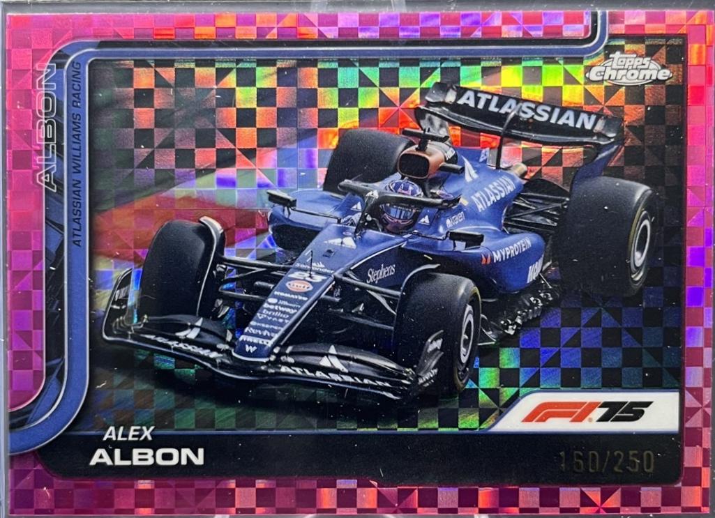 Alex Albon [Pink Checker Flag Refractor] #89