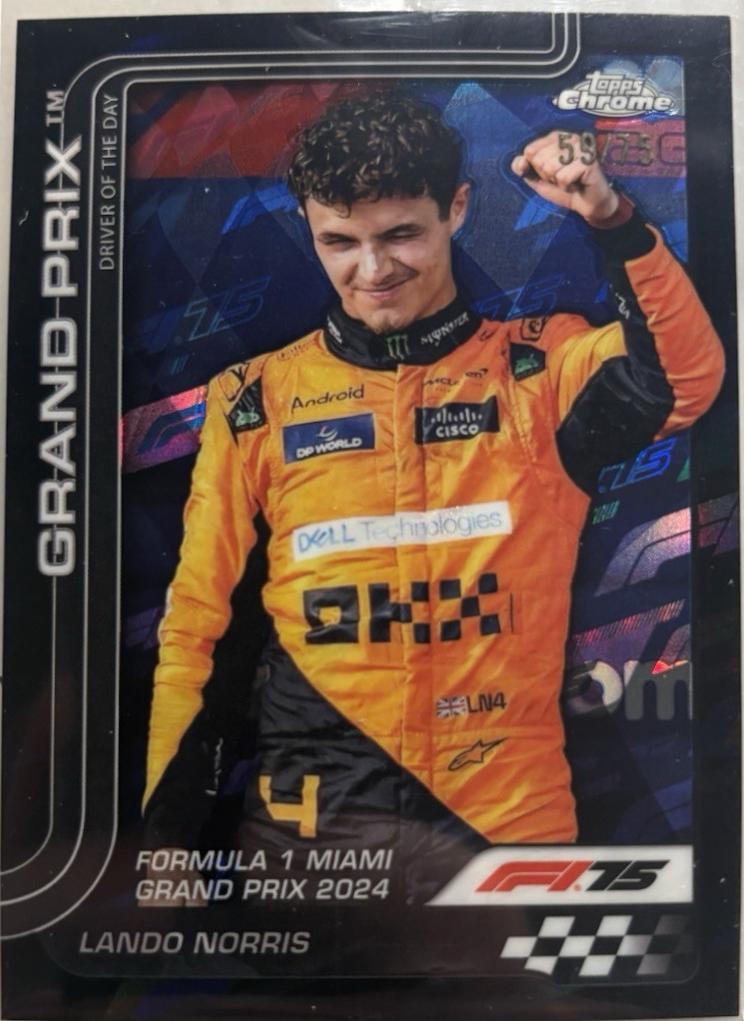 Lando Norris [75th Anniversary Refractor] #127