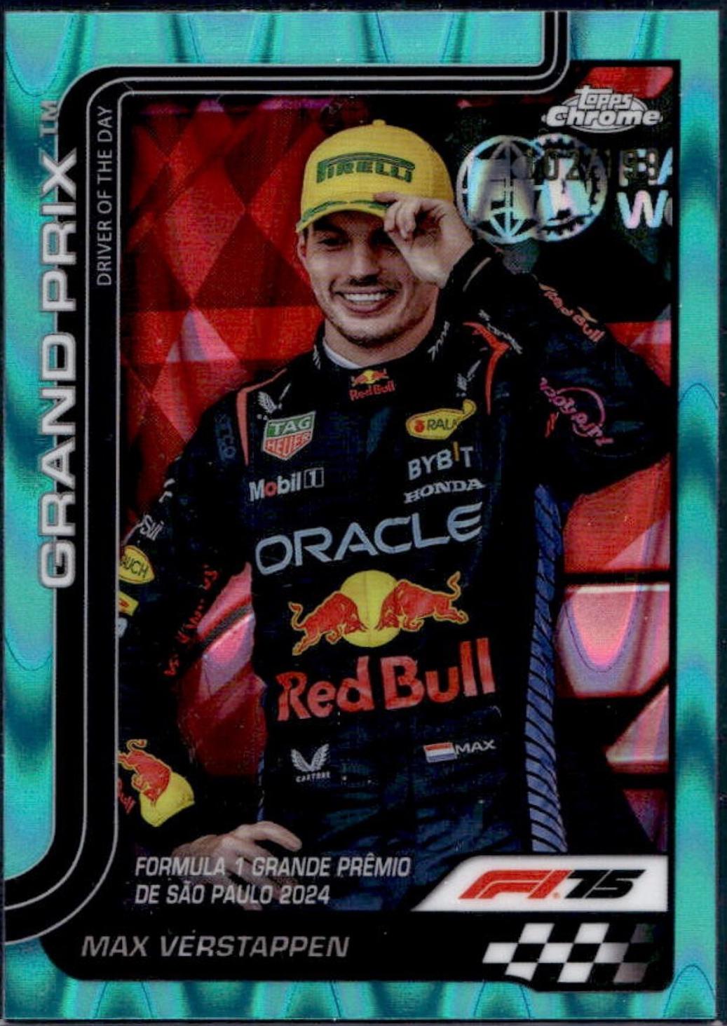 Max Verstappen [Aqua Raywave Refractor] #142
