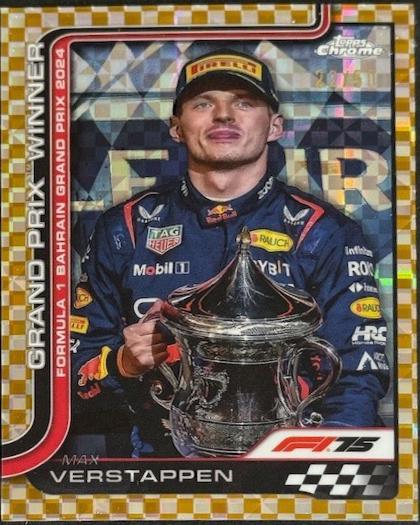 Max Verstappen [Gold Checker Flag Refractor] #93