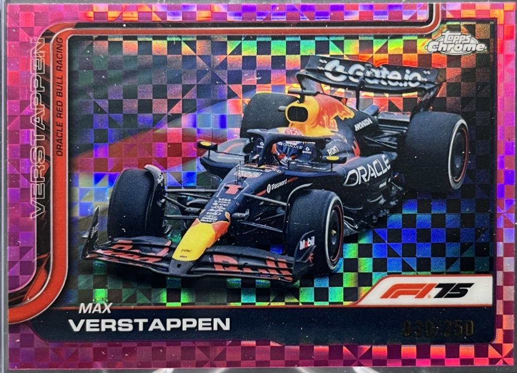 Max Verstappen [Pink Checker Flag Refractor] #73