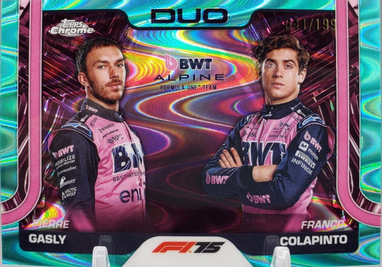 Pierre Gasly / Franco Colapinto [Aqua Raywave Refractor] #171
