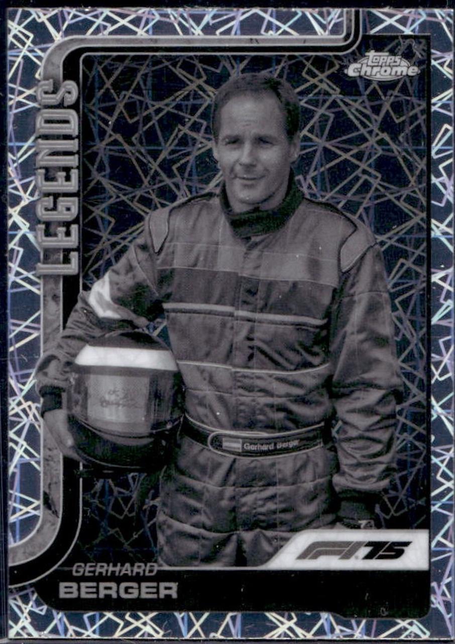 Gerhard Berger [Black White Lazer Refractor] #153
