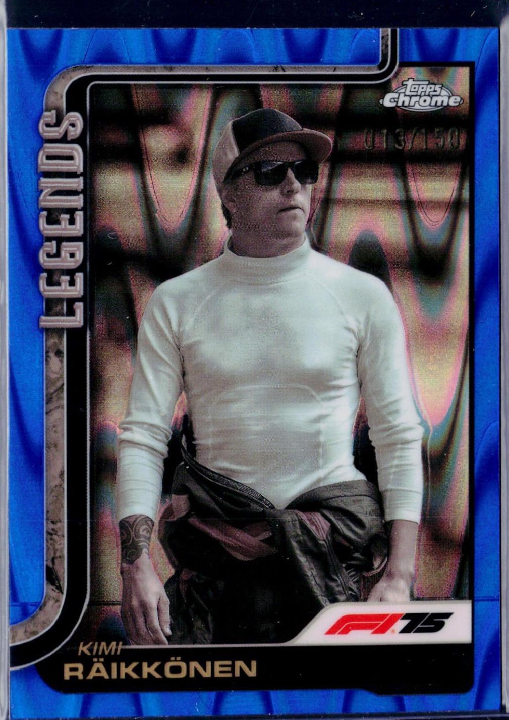 Kimi Raikkonen [Blue RayWave Refractor] #157