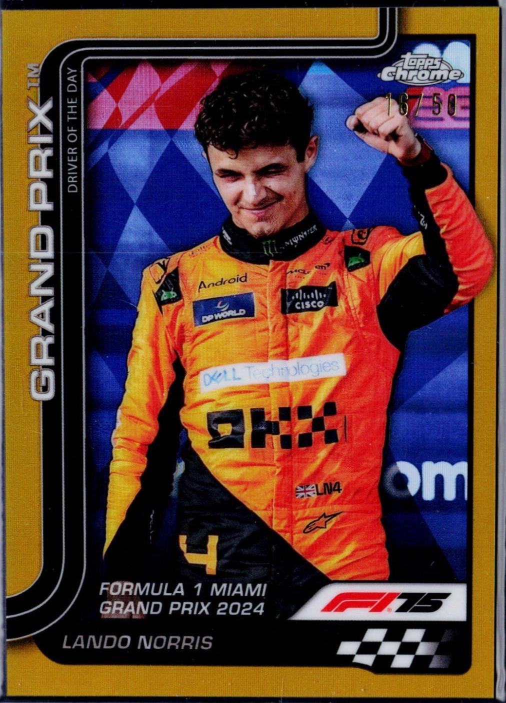 Lando Norris [Gold Refractor] #127