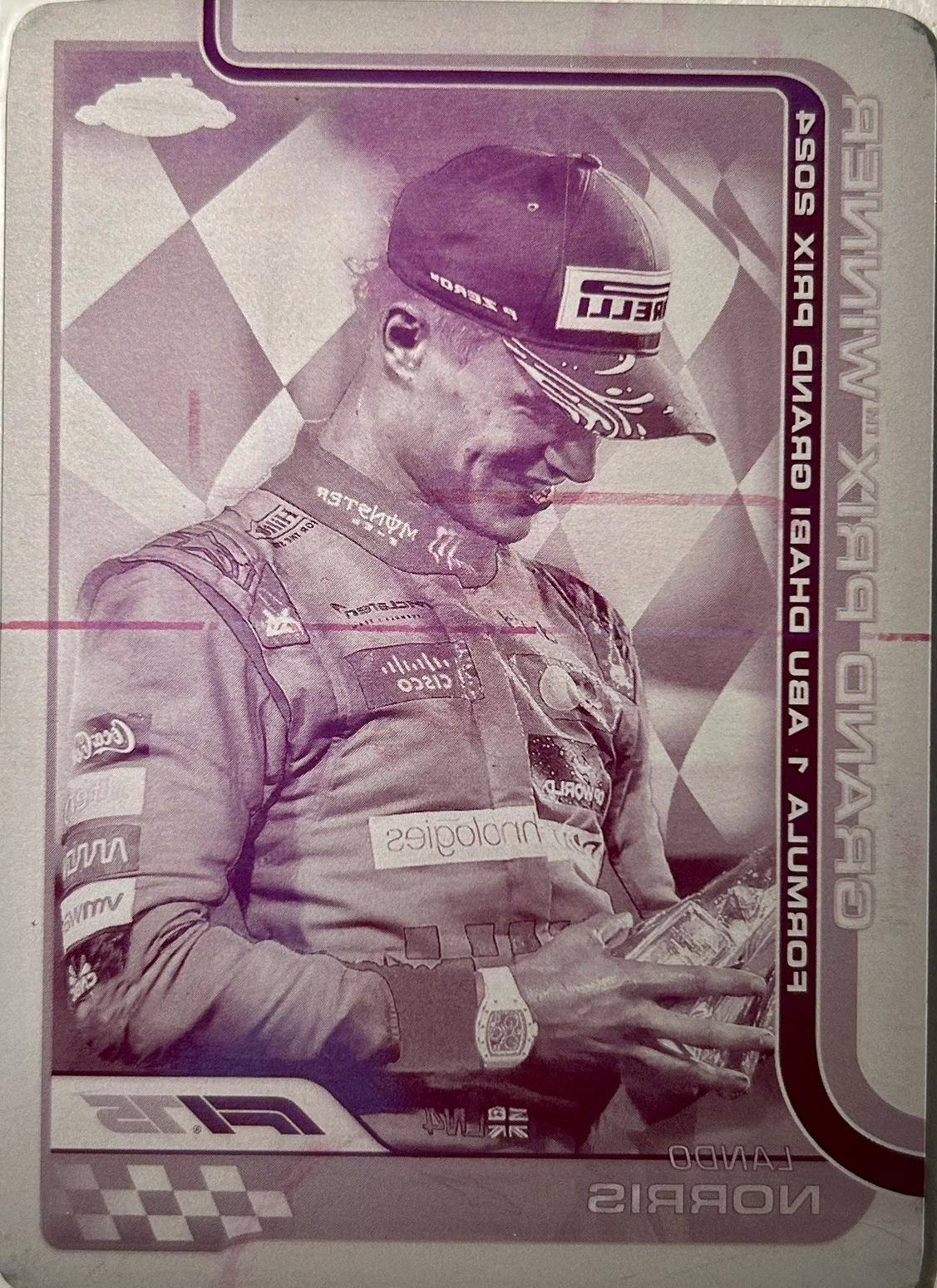 Lando Norris [Printing Plate] #116
