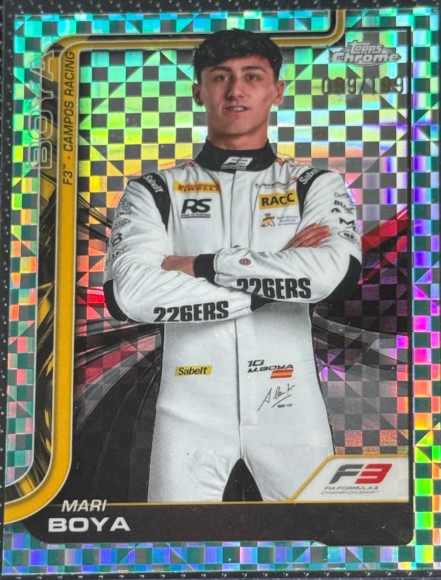 Mari Boya [Aqua Checker Flag Refractor] #54
