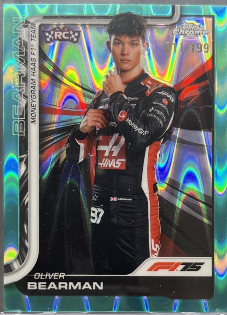 Oliver Bearman [Aqua Raywave Refractor] #14