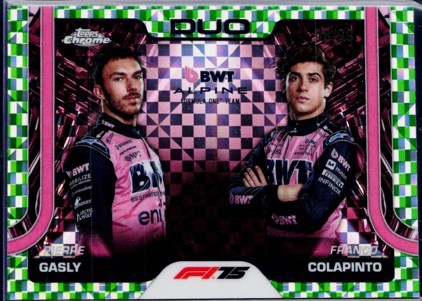 Pierre Gasly / Franco Colapinto [Green Checker Flag Refractor] #171