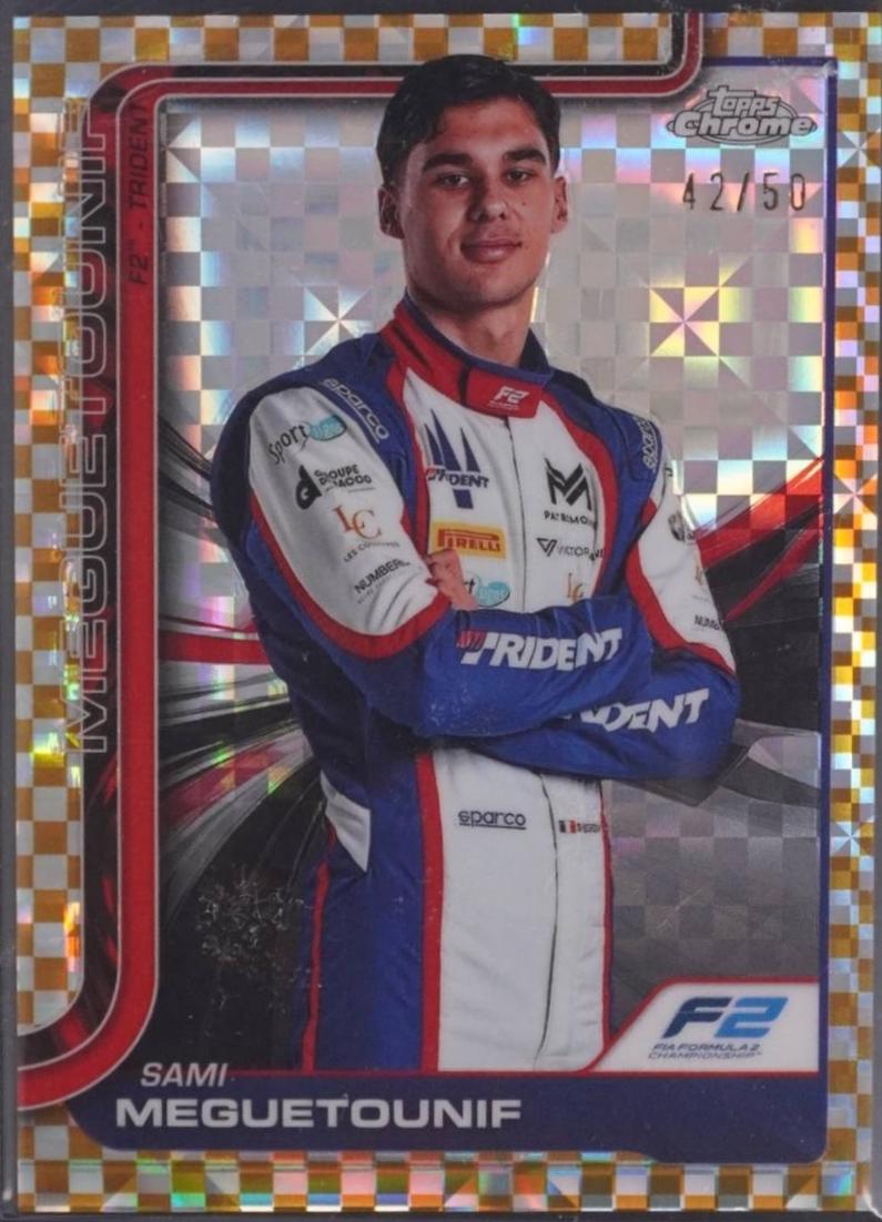 Sami Meguetounif [Gold Checker Flag Refractor] #40