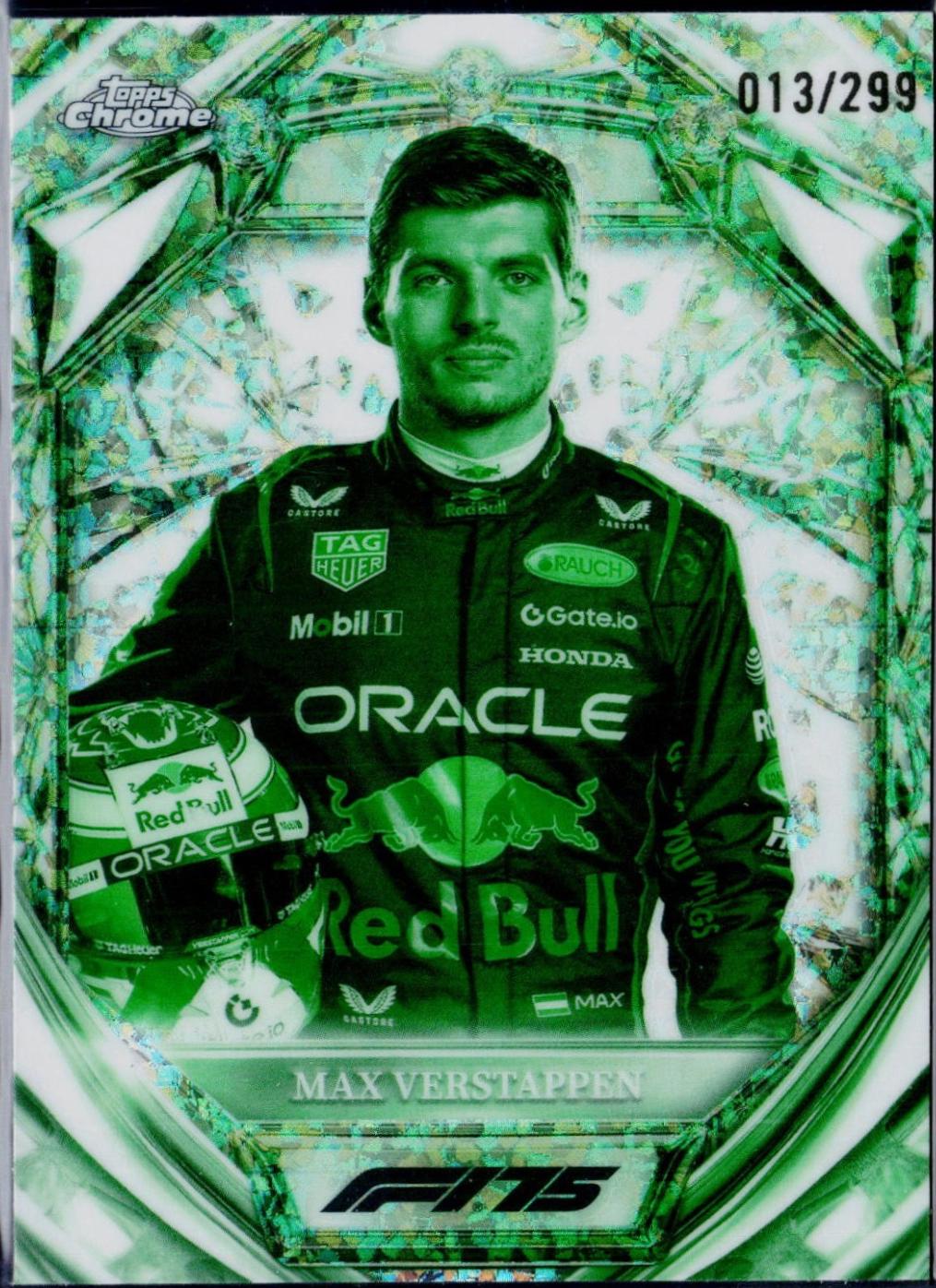 Max Verstappen [Night Vision Mini-Diamond Refractor] #D75-1