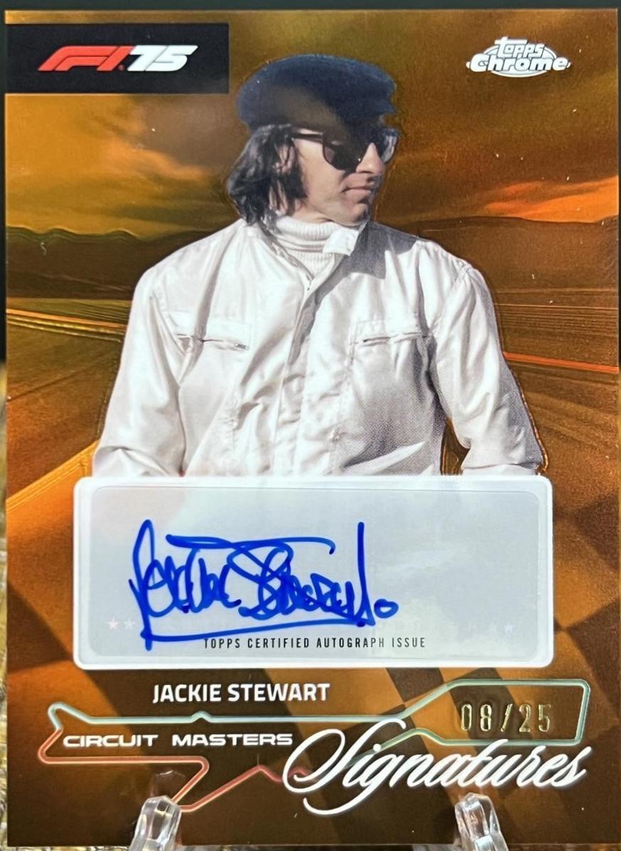 Jackie Stewart [Orange Refractor] #CMS-STE