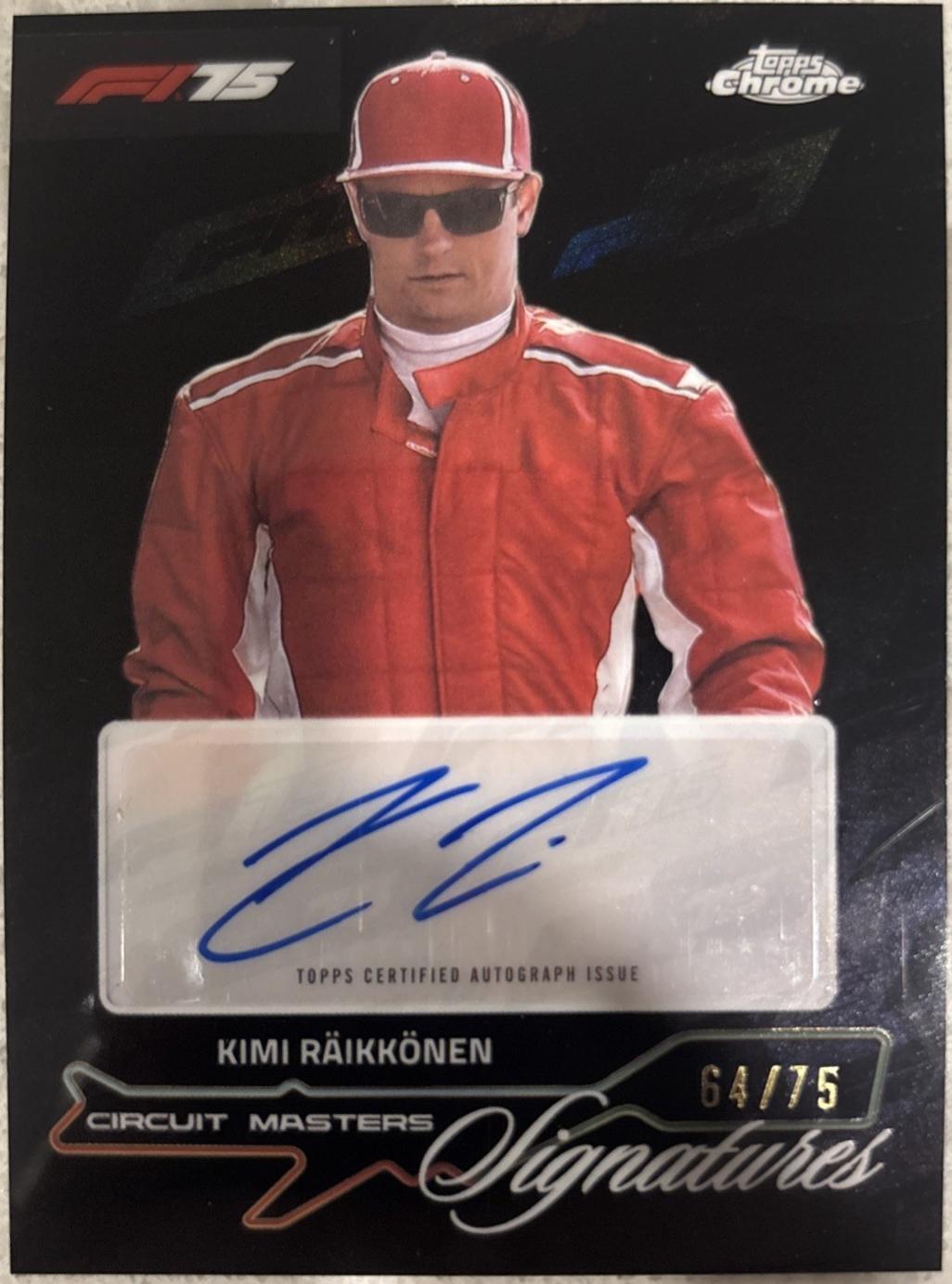 Kimi Raikkonen [75th Anniversary Refractor] #CMS-RAI
