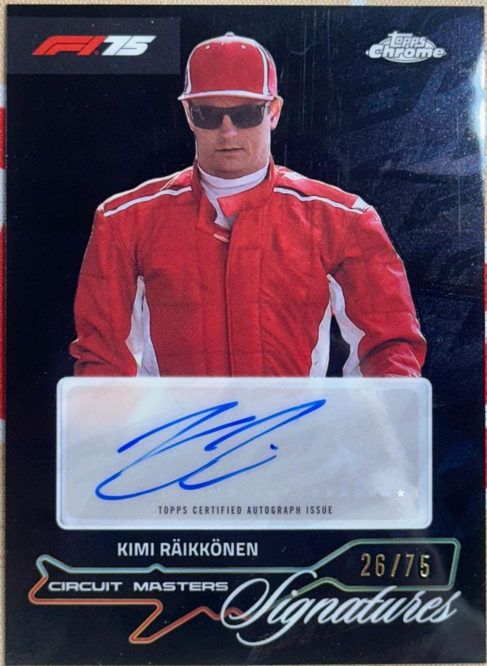 Kimi Raikkonen [Black Refractor] #CMS-RAI