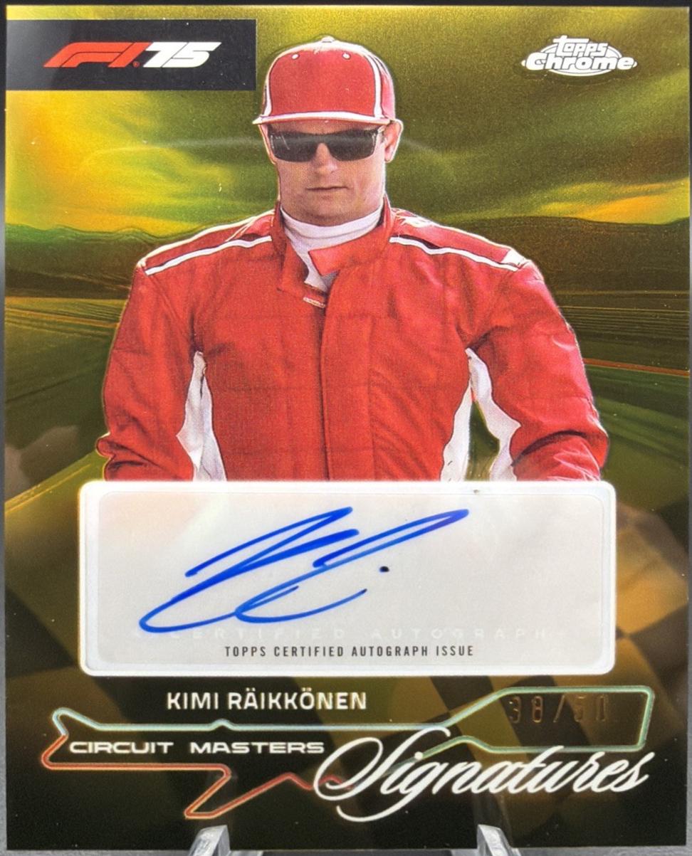 Kimi Raikkonen [Gold Refractor] #CMS-RAI