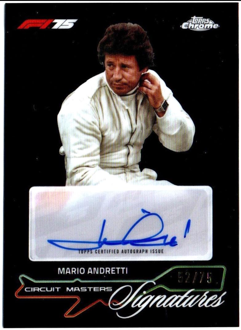 Mario Andretti [75th Anniversary Refractor] #CMS-MA