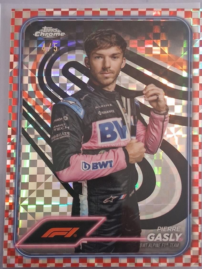 Pierre Gasly [Checker Flag Red Refractor] #10