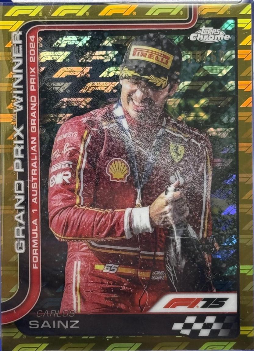 Carlos Sainz [Gold Refractor] #95